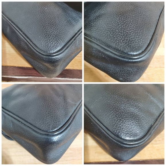 Authentic MCM Vintage Pebbled Studded Logo Motifs Flap Crossbody/ Should… - Picture 8 of 12